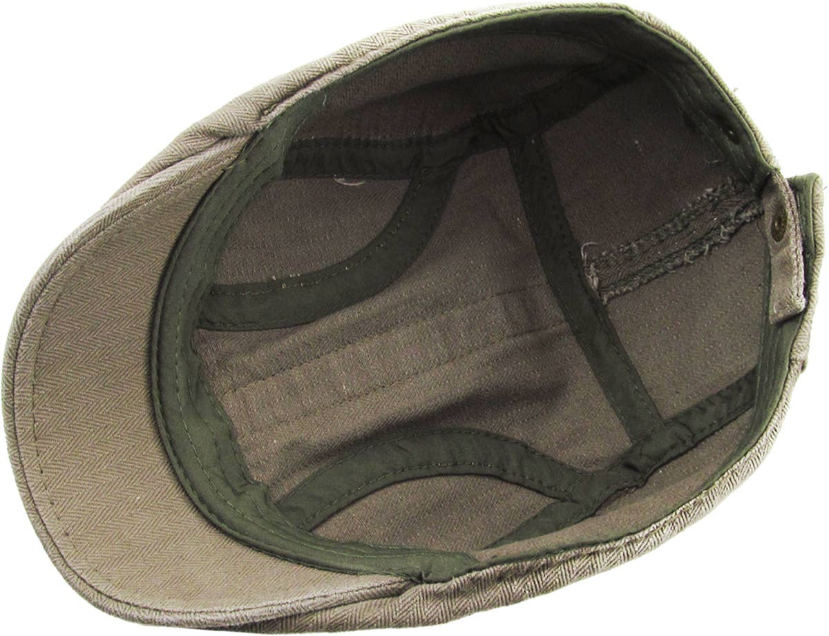 KBETHOS - Wholesale Newsboy/Schoolboy Hat - Men's - CLASSIC WASHED NEWSBOY IVY26