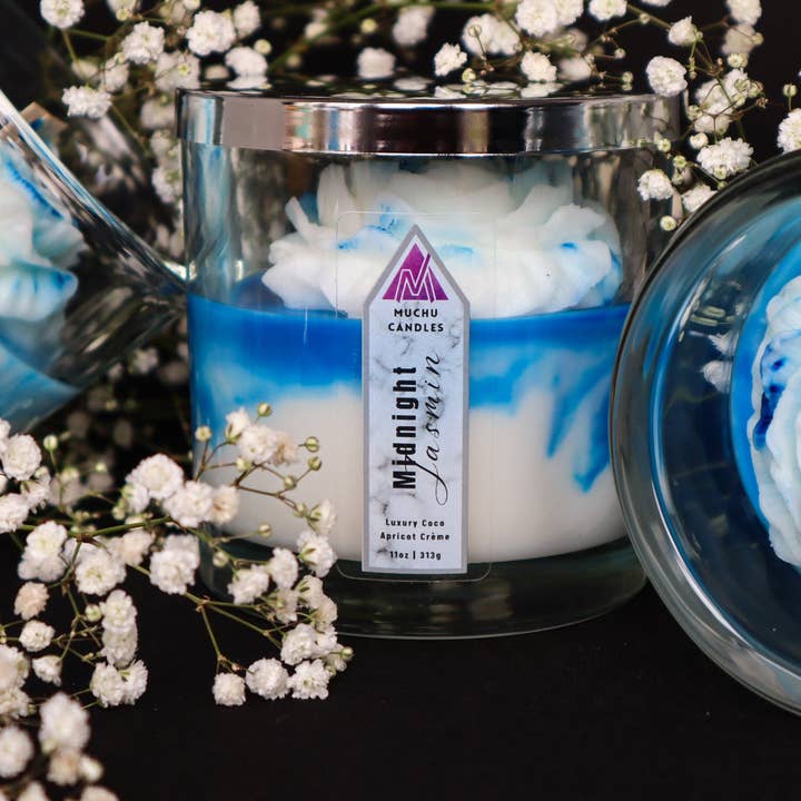 Muchu Candles - Wholesale Jar/Filled Candle - Midnight Jasmin2