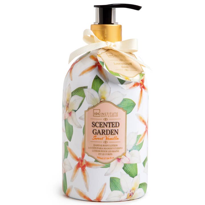 Idc Scented Garden hand- och kroppslotion 500 ml vanilj för wholesale av Aquarius Cosmetic SLU