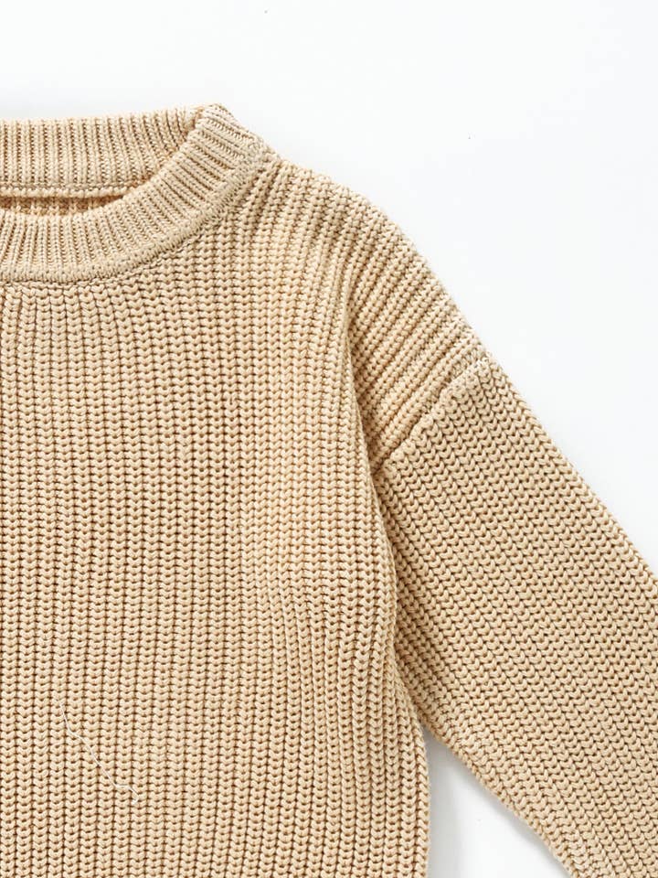 sassy kids palace - Wholesale Knit Sweater - Kids - Girls Ivory Color Winter Sweater