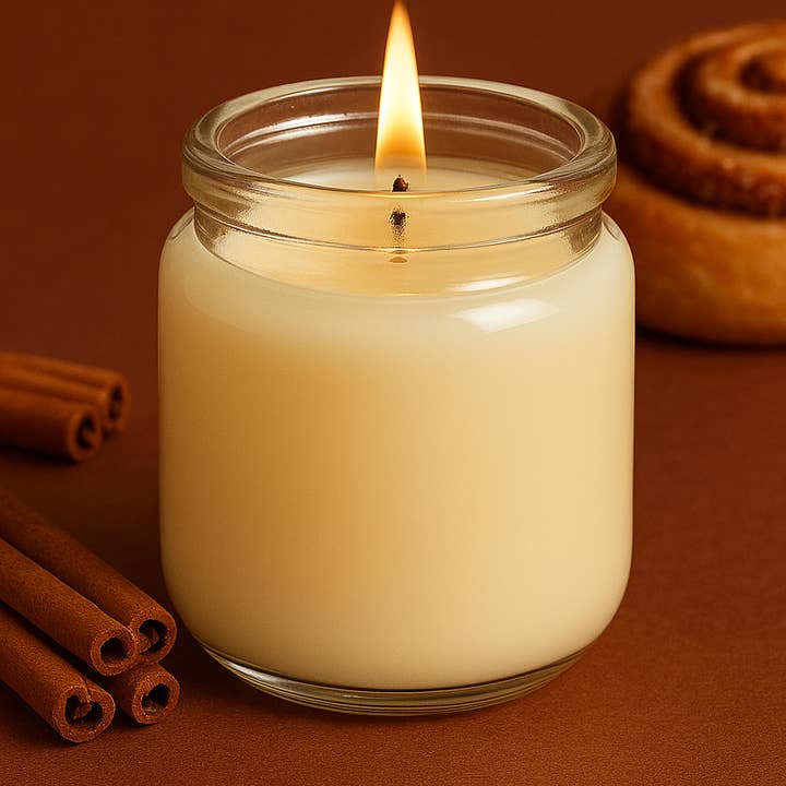Cinnamon Swirl Apothecary Candle for wholesale by Affinati