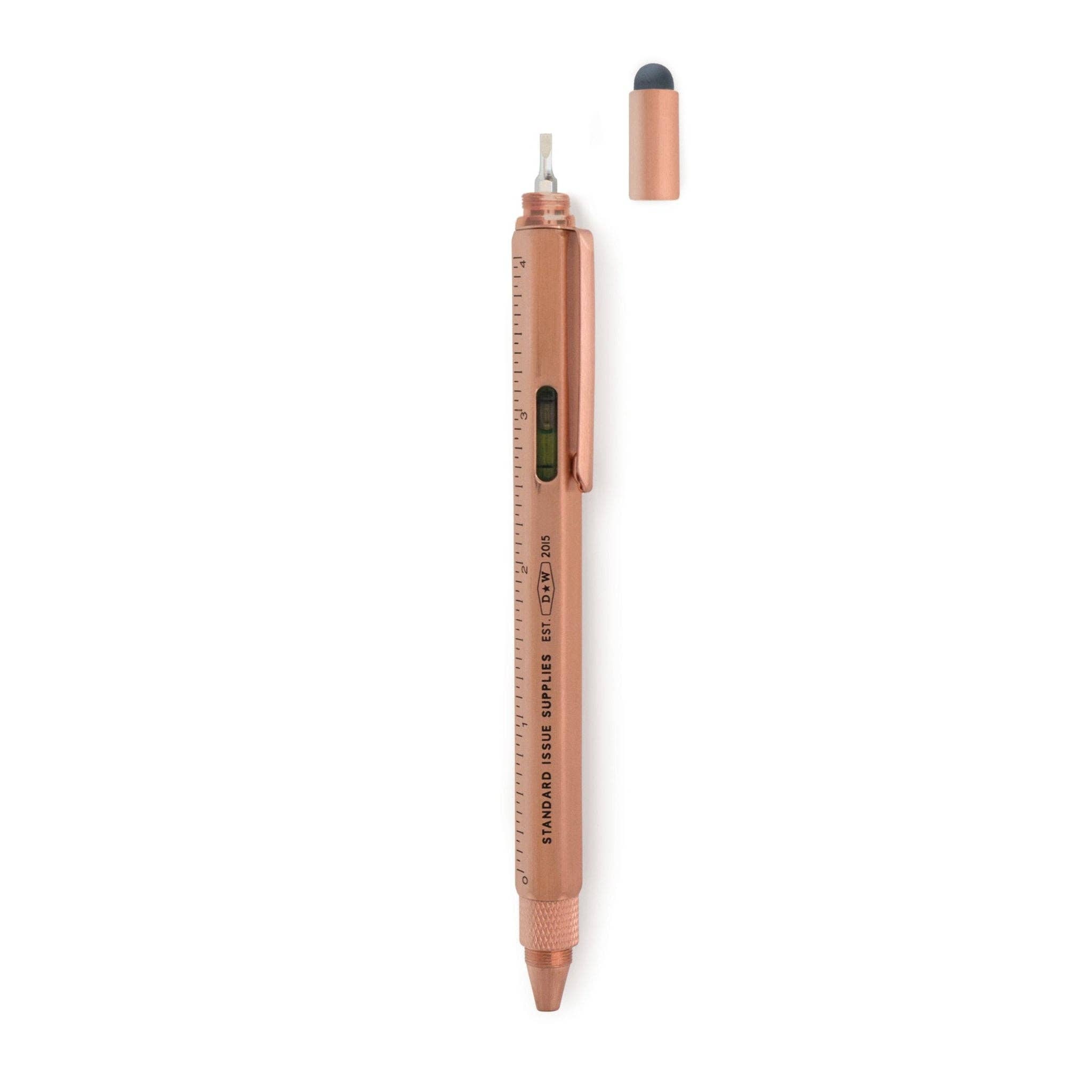 Designworks Collective – wholesale Pen – Copper 6 in 1 Multi-Tool Pen1
