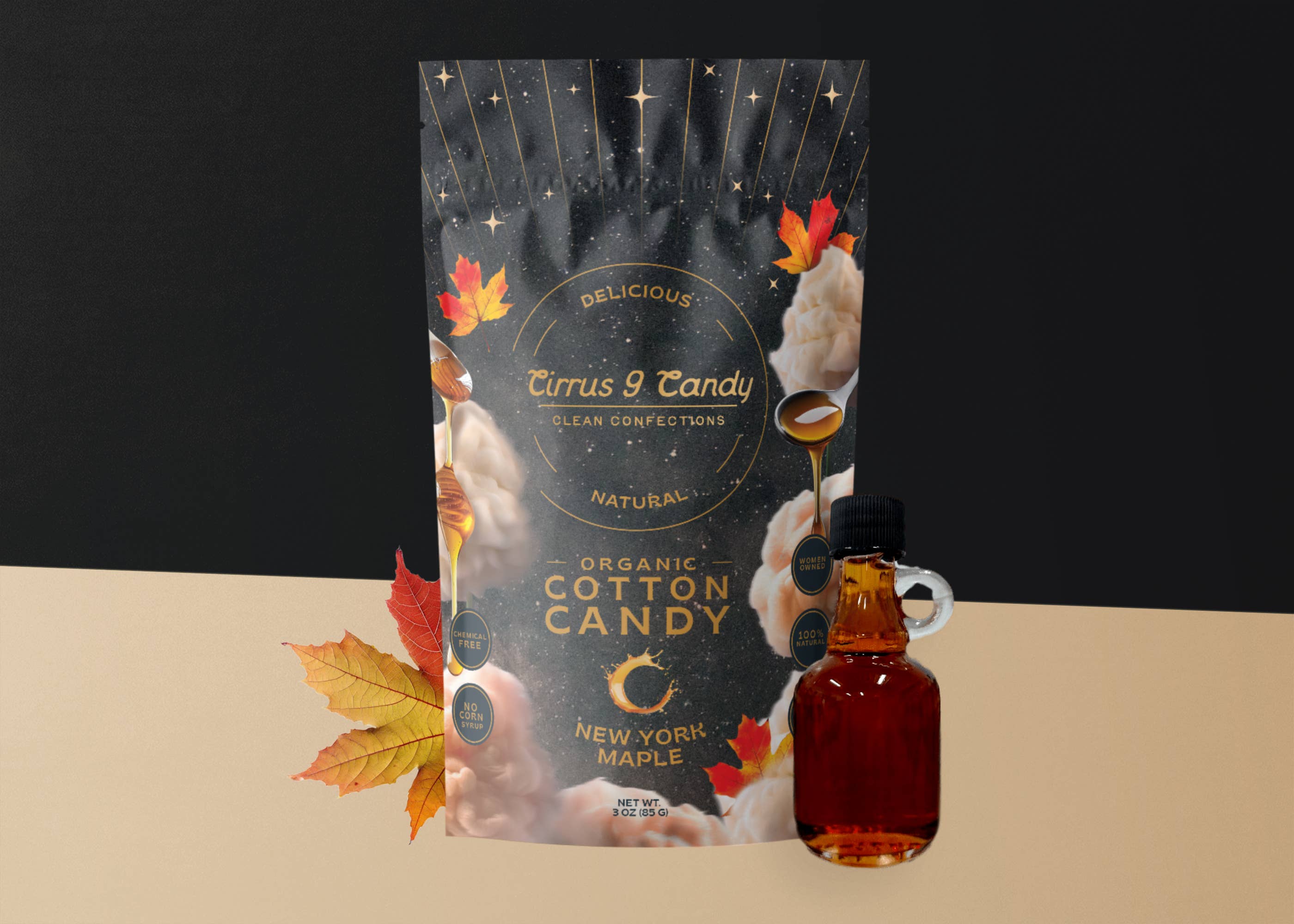 Cirrus 9 Candy - Wholesale Cotton candy - Organic New York Maple Cotton Candy