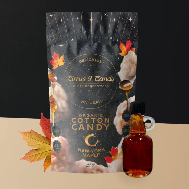 Cirrus 9 Candy - Wholesale Cotton candy - Organic New York Maple Cotton Candy0