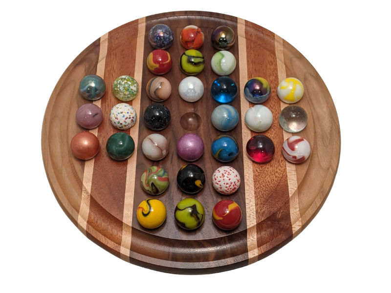 Marble Board Games - Wholesale Board Game - 11" Marble Solitaire3