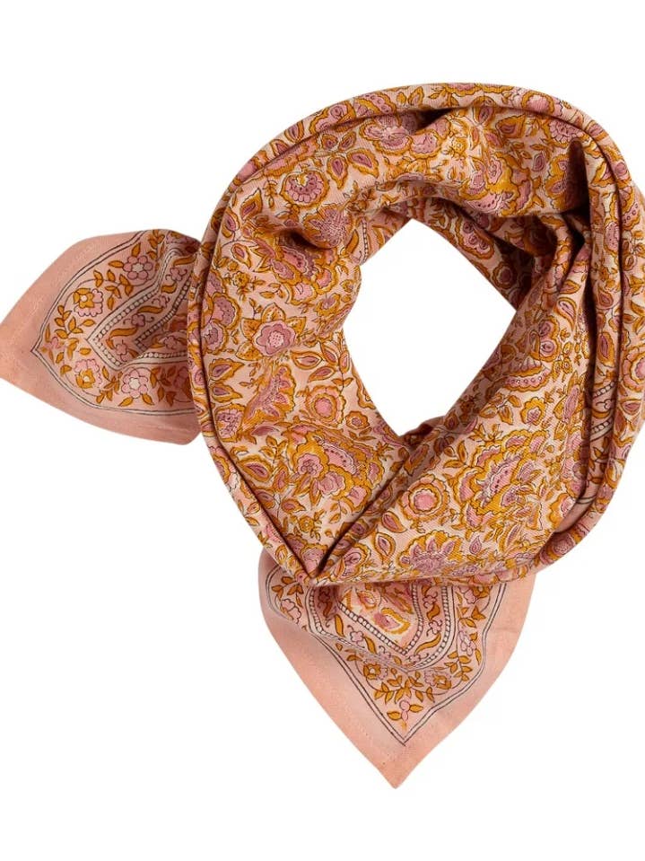 Baumwollschal für Erwachsene – Garda Pop Pink für den Großhandel von Bindi Atelier