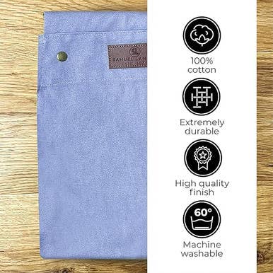 Dublin Gift Company - Wholesale Apron - Samuel Lamont Canvas Kitchen Cornflower Apron2