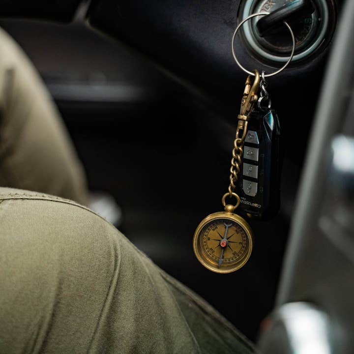 Ten Thousand Villages - Wholesale Keychain - Unisex - Compass Key Chain