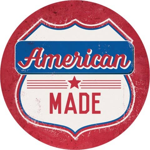 American Made Packaged Car Coaster for wholesale by Gift & Garden by Carson