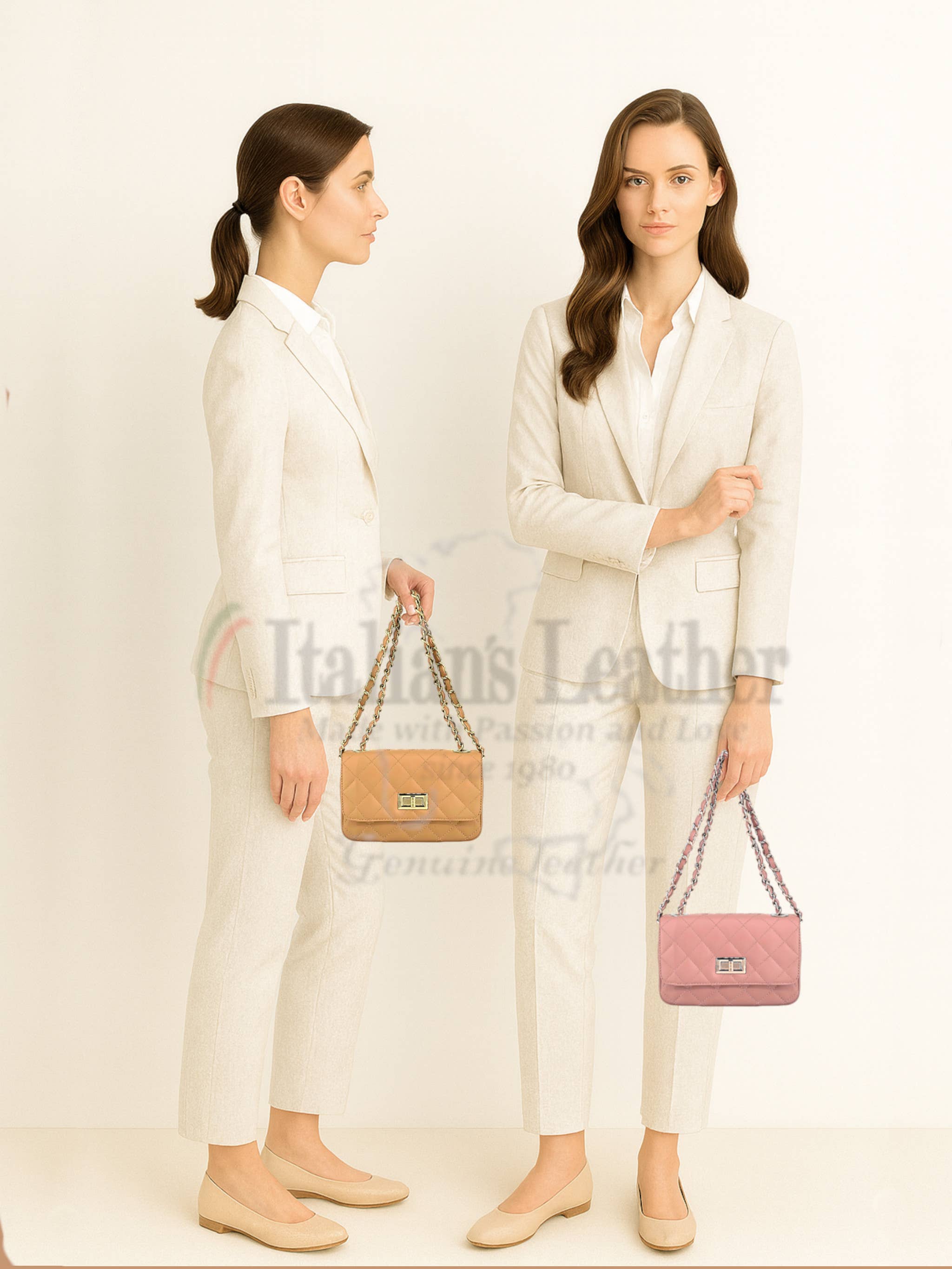 ITALIAN'S LEATHER - Wholesale Clutch Bag - Women's - Gabriella Napa Leather Bag 22190428