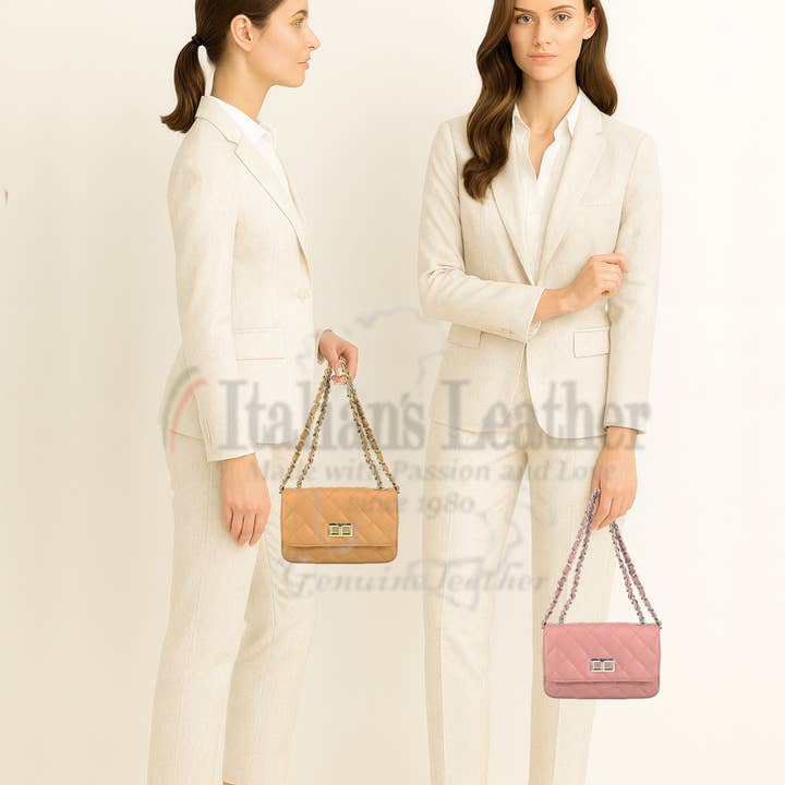 ITALIAN'S LEATHER - Wholesale Clutch Bag - Women's - Gabriella Napa Leather Bag 22190428