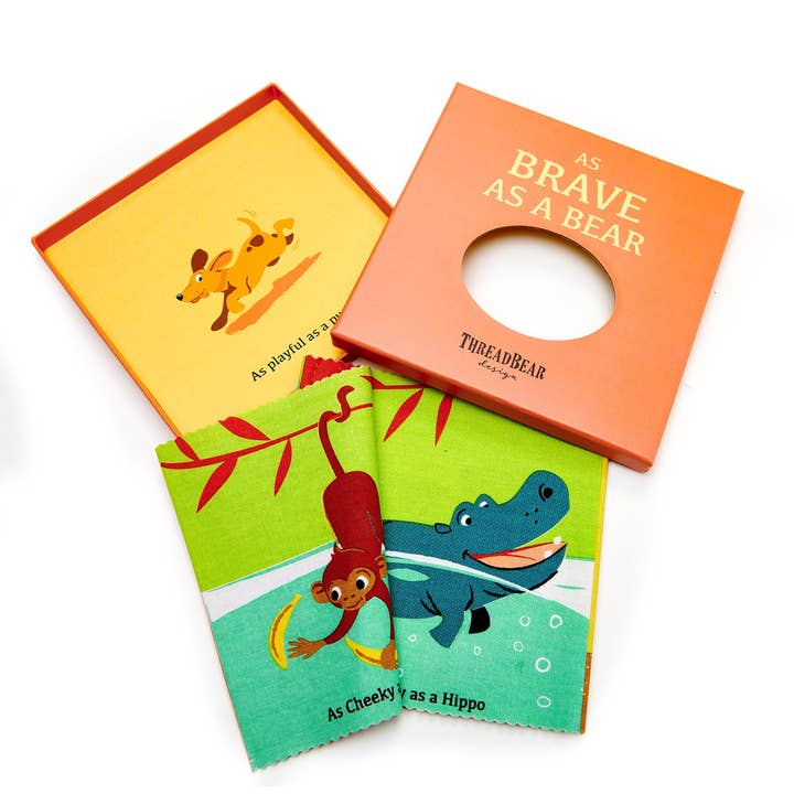 ThreadBear Design (Ship from Canada) - Wholesale Early Reader Book (6-8) - Brave As A Bear Rag Book1