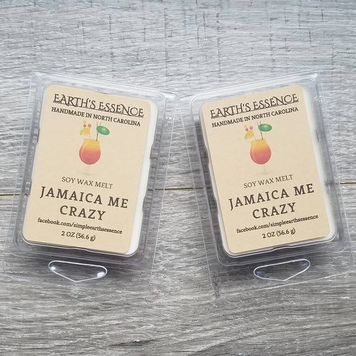Jamaica Me Crazy 2 oz sojavaxsmältning för wholesale av Earth's Essence