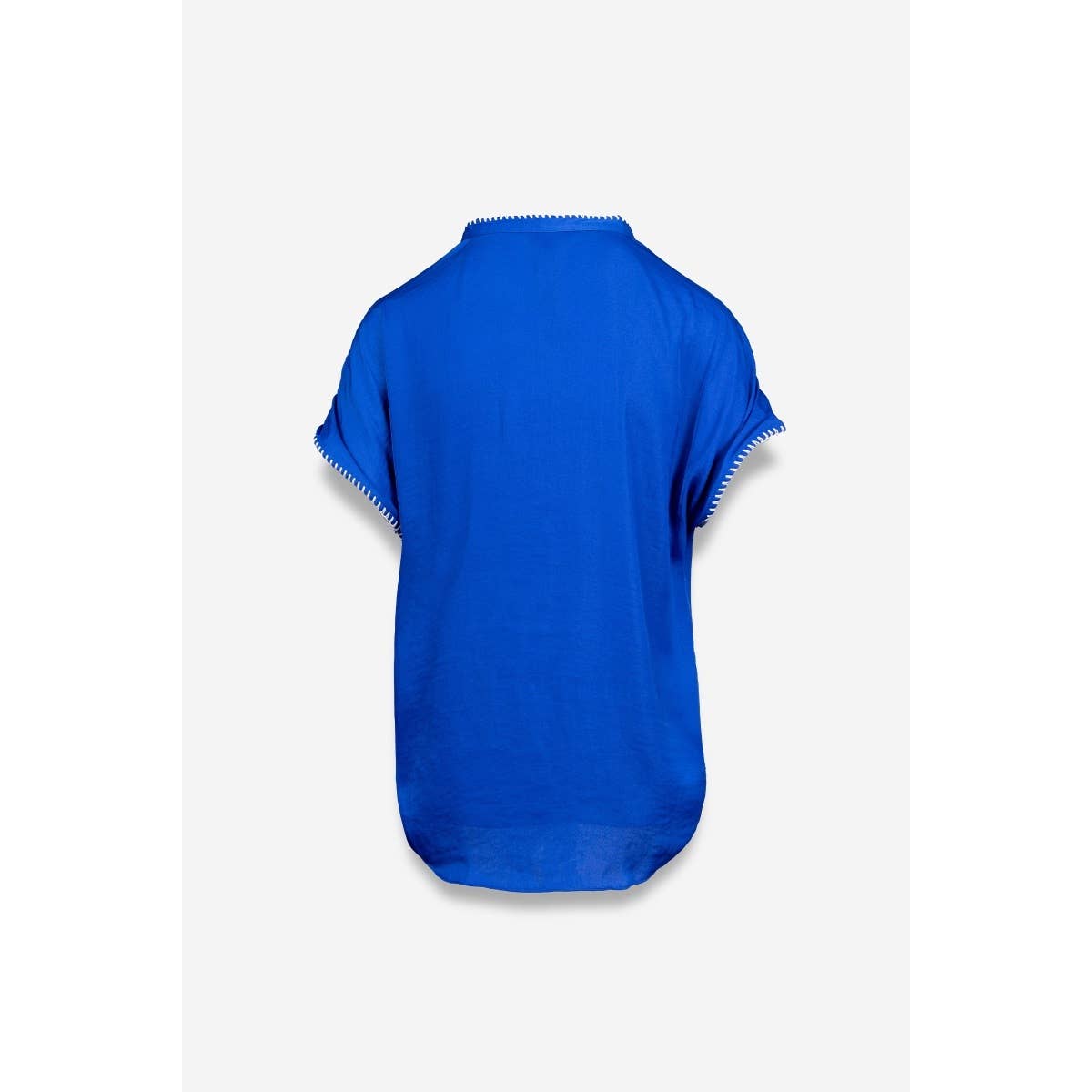 Naked Zebra - Venta al por mayor Blusa - Mujer - Blusa regular con hombros caídos y pespunte.2