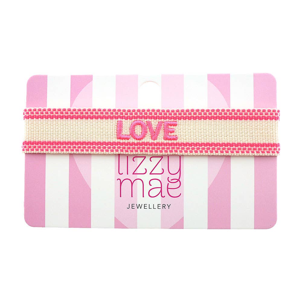 LOT83 - Wholesale Woven/Braided Bracelet - Woven Statement bracelet LOVE0