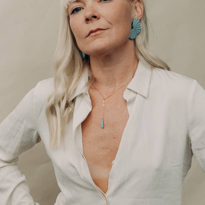 AMBER E LEA - Wholesale Y-Neck/Lariat Necklace - Petal Lariat3