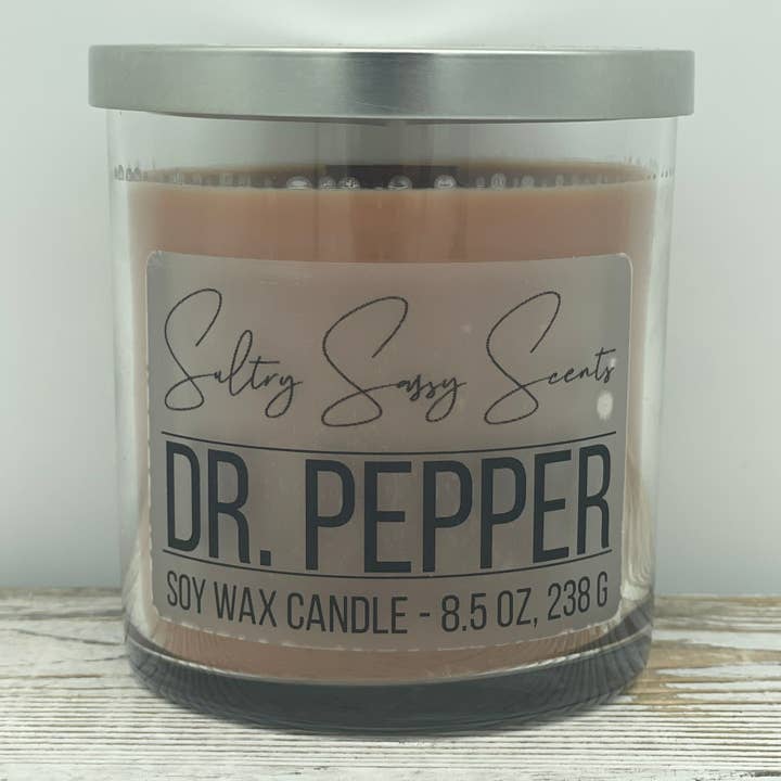 Dr. Pepper - Soy Wax Candle for wholesale by Sultry Sassy Scents