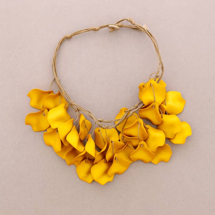 Sonata - Wholesale Snap Jewelry - Petalos Resin Necklace7