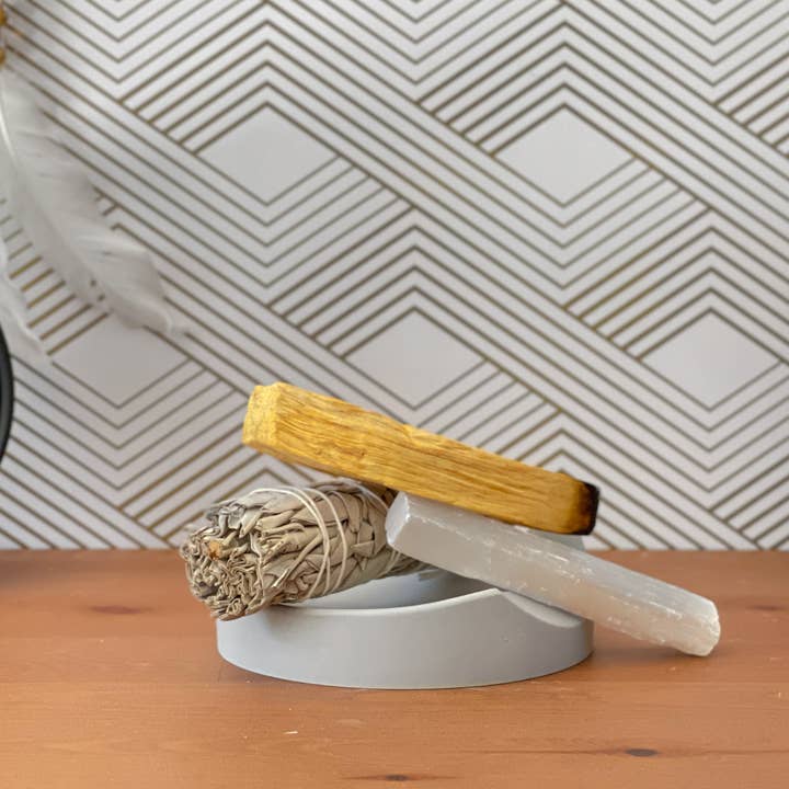 AURA 8 Art Boutique - Wholesale Incense Holder - Palo Santo Burner, Palo Santo Burner Bowl, Yoga Reiki Gift