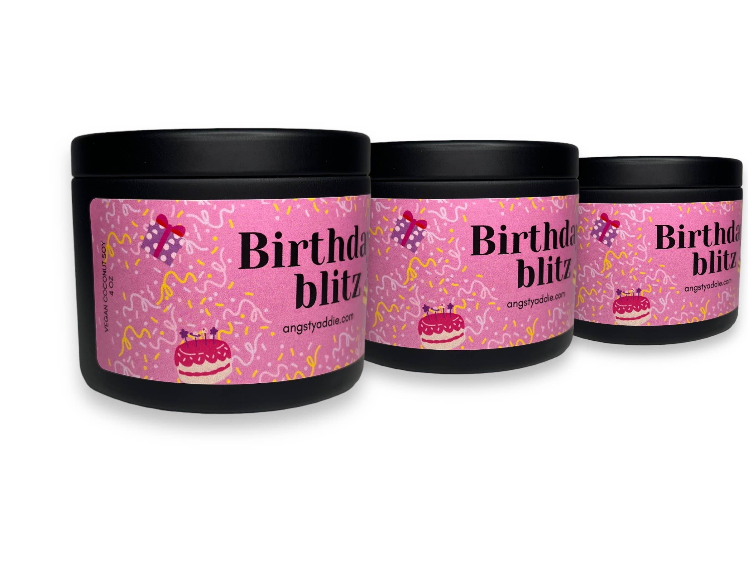 Angsty Addie - Wholesale Jar/Filled Candle - Birthday cake candle, birthday gift for women3