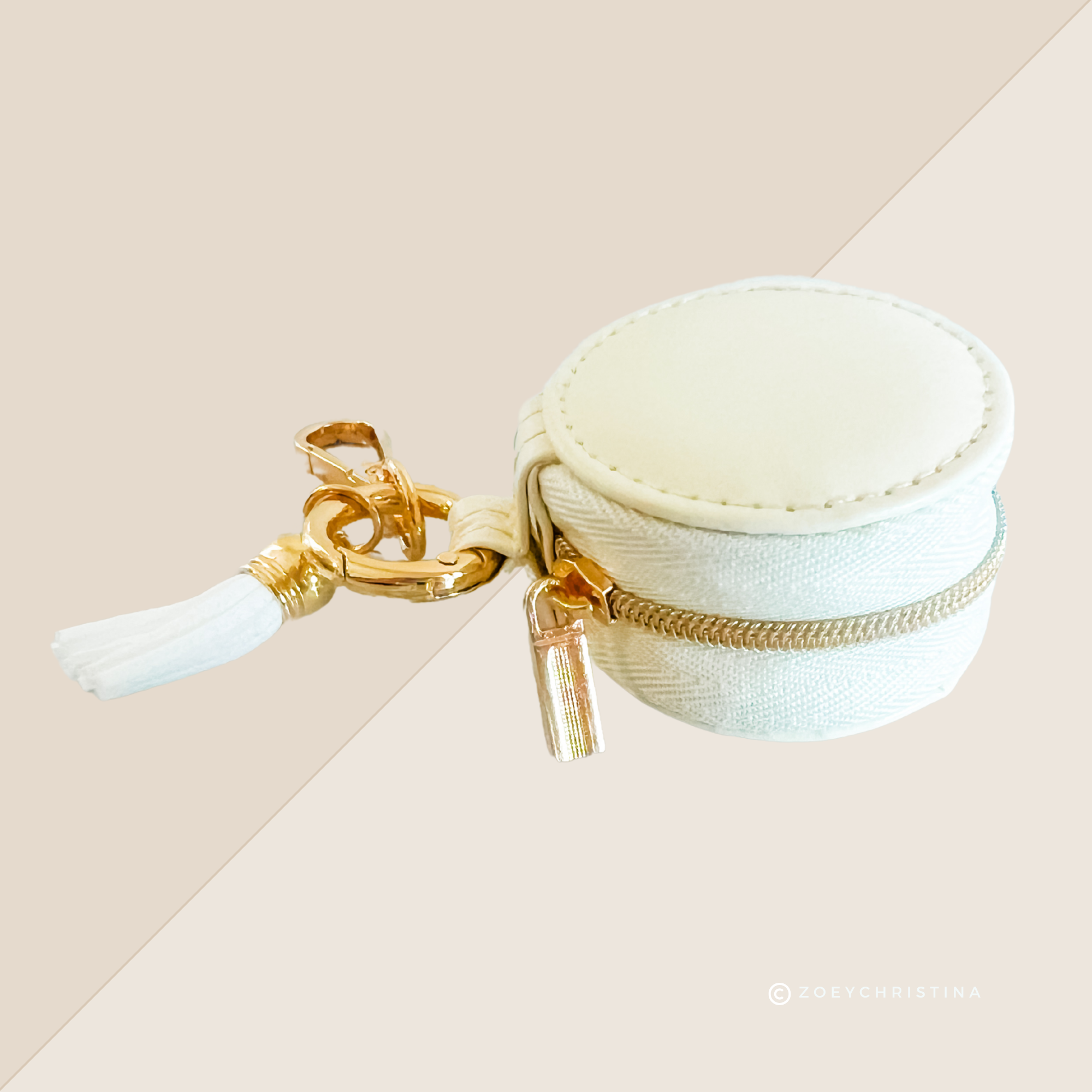 Zoey Christina - Venta al por mayor Llavero - Mujer - Llavero con Mini Joyero y Borla – 3 Opciones de Color0