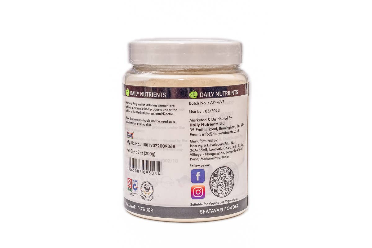 Daily Nutrients – wholesale Protein/superfood powder – SHATAVARI POWDER3
