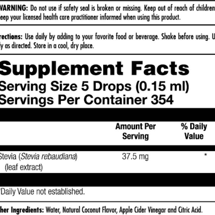 KAL - Wholesale Flavored Syrup - Sure Stevia™ Extract Liquid Flavor Options5