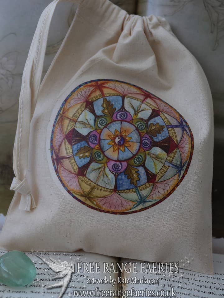 Lifeline Mandala Tarotbeutel für den Großhandel von FreeRangeFaeries