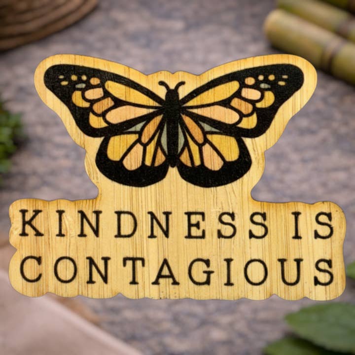 Kindness is Contagious for wholesale by Bamboo Wood Stickers