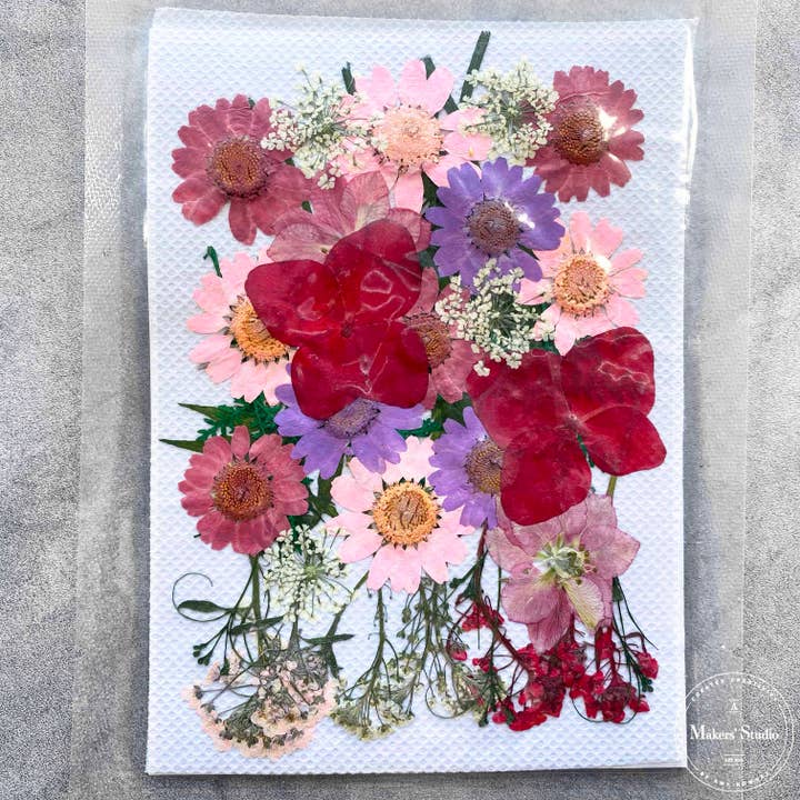 Red & Pink Dried Flowers for wholesale by A Makers' Studio