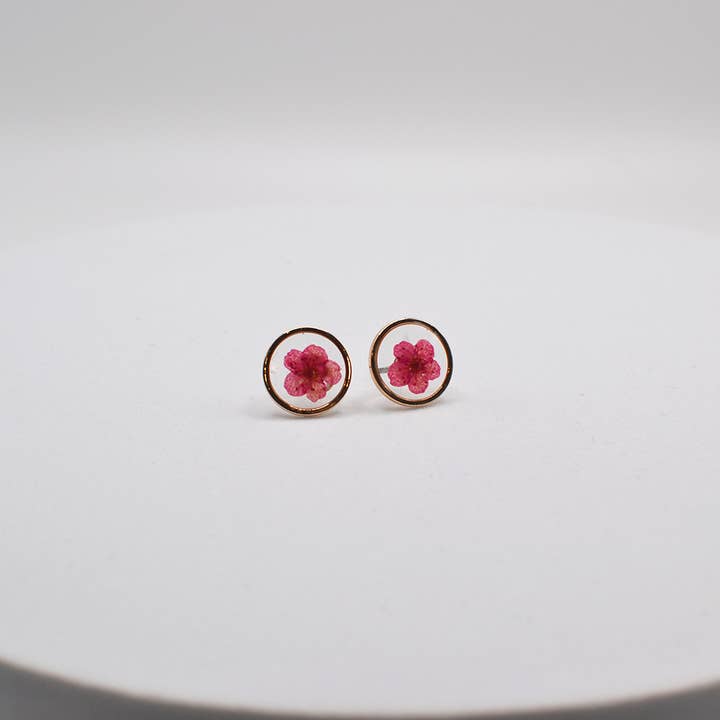 StarryNYC – Brincos de pino por atacado – Brincos Prensado Epóxi Redondos de Coudelaria12