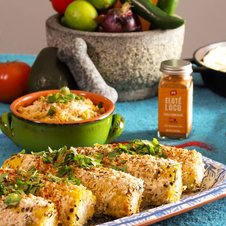 PS Seasoning - Wholesale Dried Spice Mix - Elote Loco - Street Corn Blend1