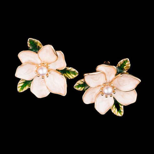 Magnolia Stud Earrings for wholesale by Steward & James