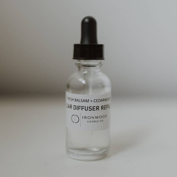 CAR DIFFUSER REFILL ONLY for wholesale by Ironwood Candle Co.
