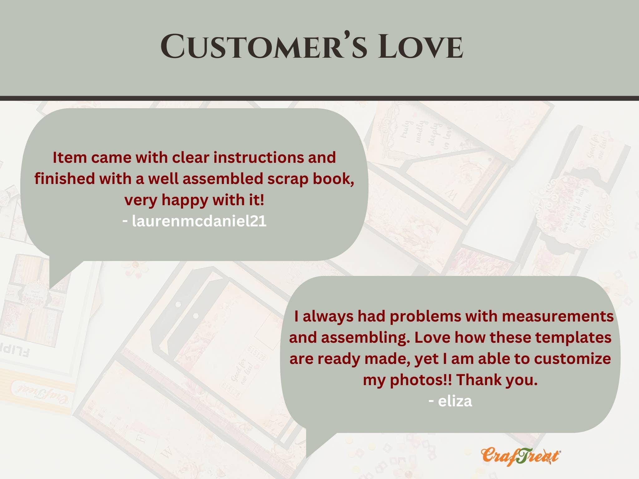 CrafTreat - Wholesale Scrapbook - CrafTreat FlipFlap Folio  DIY Scrapbook Blanks-Black & Kraft5