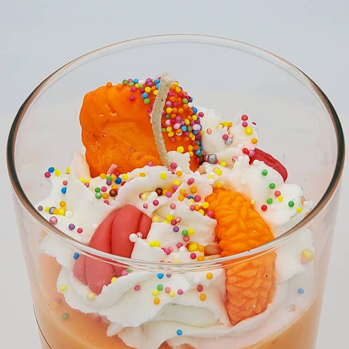 Dessert Candles - Wholesale Novelty Candle - 12oz Mandarin Dessert Candle