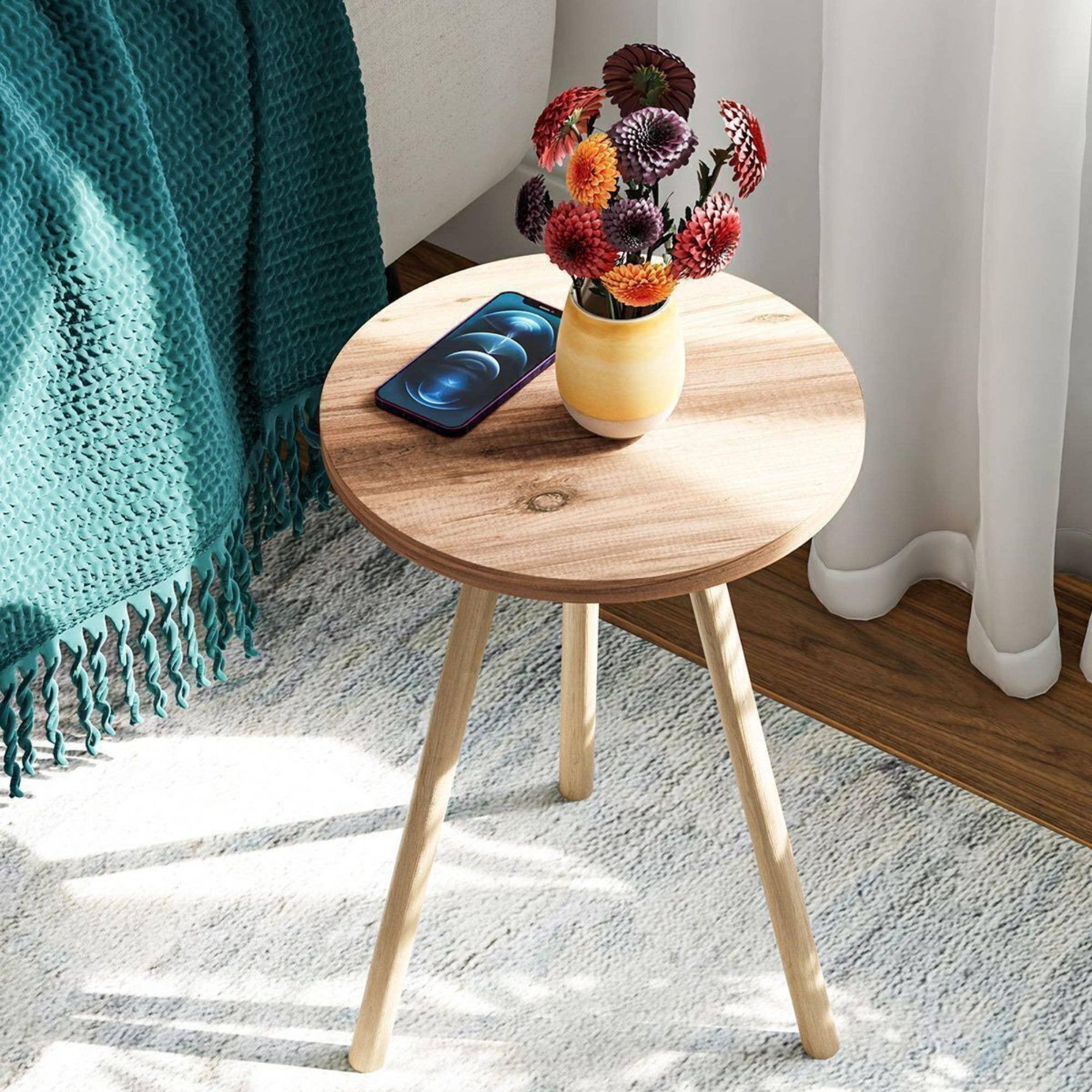 CosyDecorArt - Wholesale Side Table - Small Round Side Tables for Living Room, Minimalist Table14