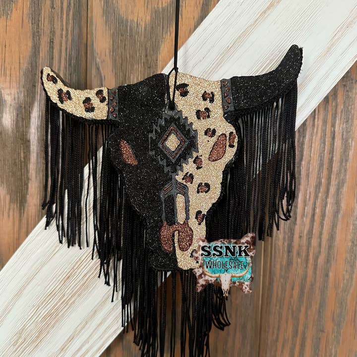 Sweet Sassy N Krafty LLC - Wholesale Car Freshener - Women's - Gold & Black Leopard car freshie