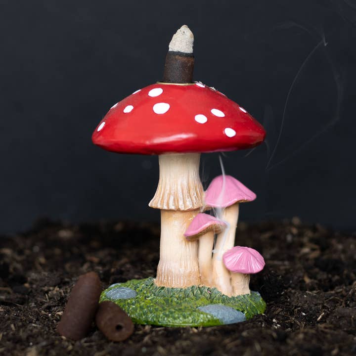 Something Different Wholesale - Wholesale Incense Holder - Mushroom Backflow Incense Burner