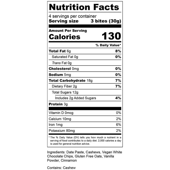 AMG Snacks - Wholesale Snack Bar - Cinnamon Roll Energy Bites3