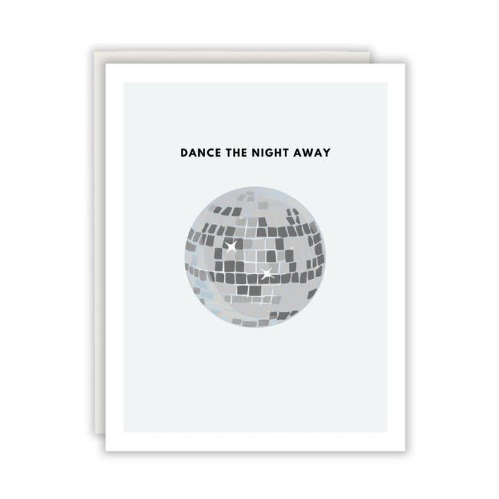 Disco Ball Card for New Year's Eve & Wedding Night for wholesale by Paper Giggles