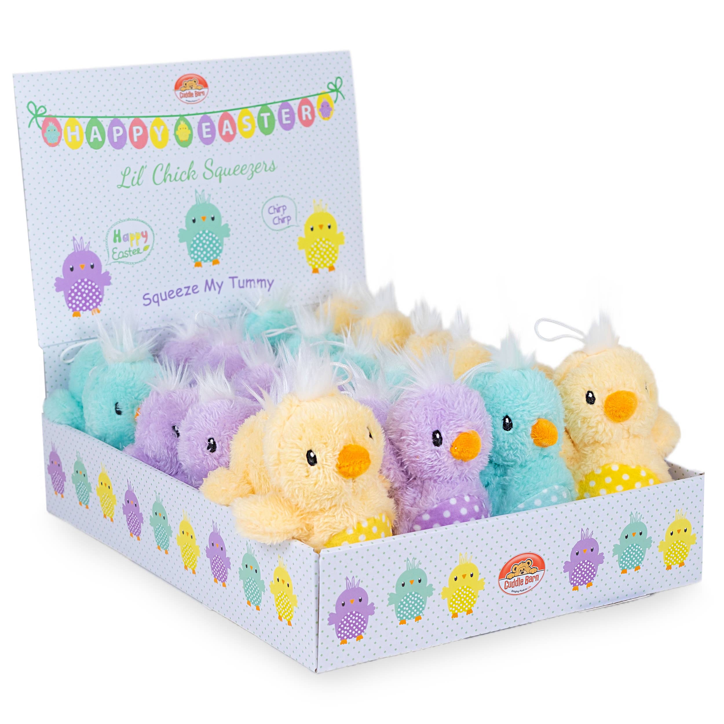 Cuddle Barn, Inc. - Wholesale Stuffed/plush toy – Kids & baby - Lil Chick Squeezers (Easter Basket Plush Toy Gift)2
