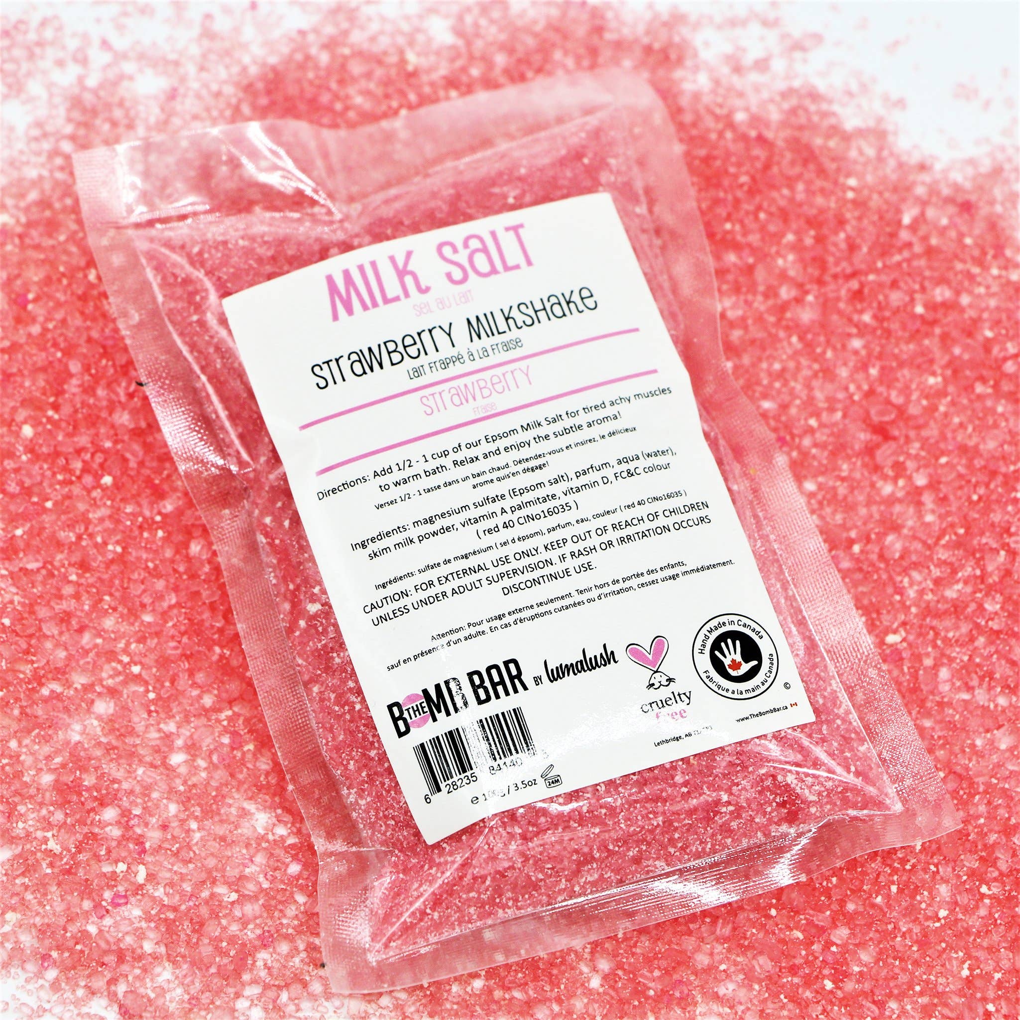 The Bomb Bar - Vente Lait de bain - Bain de bain - Sel de lait6