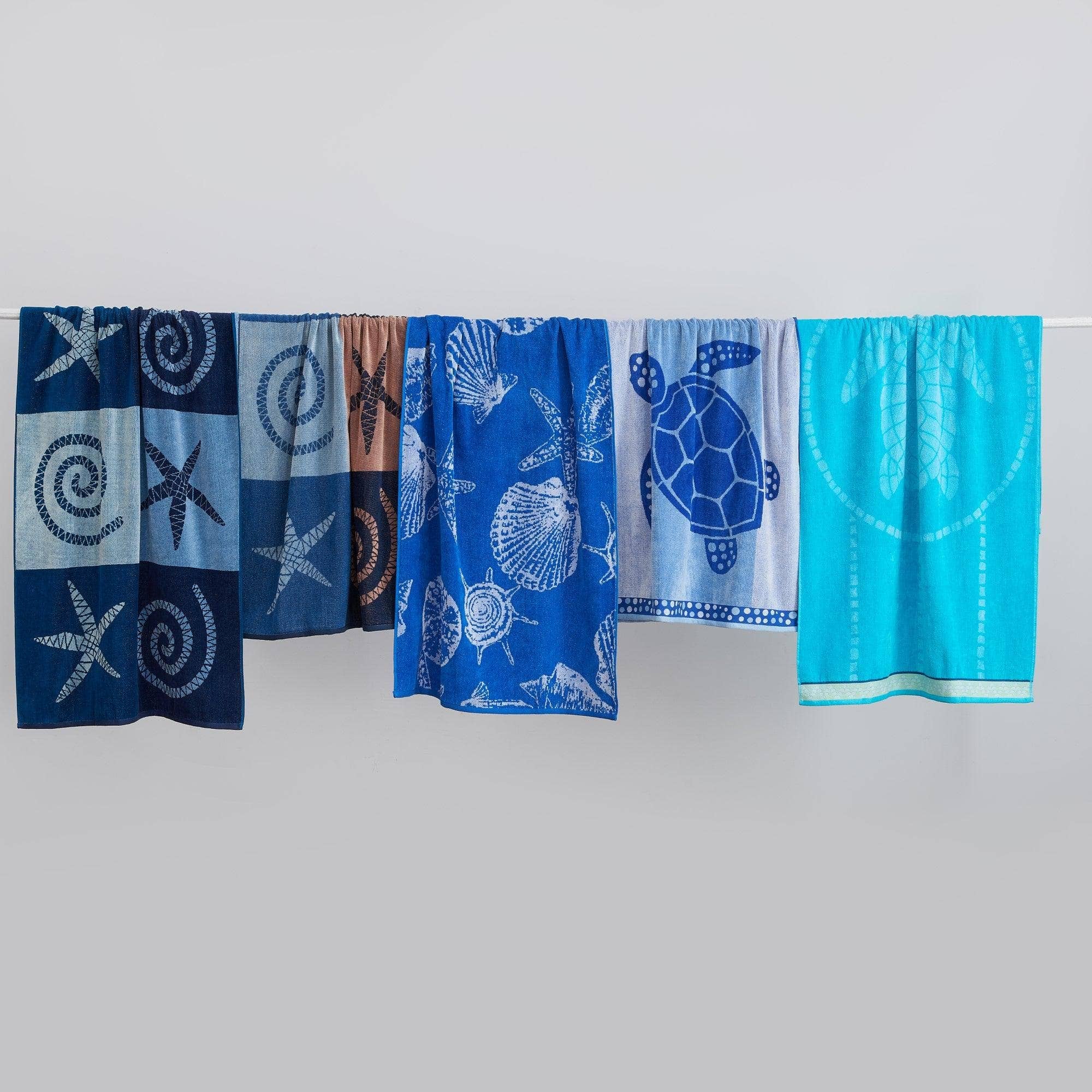 BH Collective - Wholesale Beach Towel - Beach Towels - 100% Cotton Jacquard, 2pk  - Playa Collection10