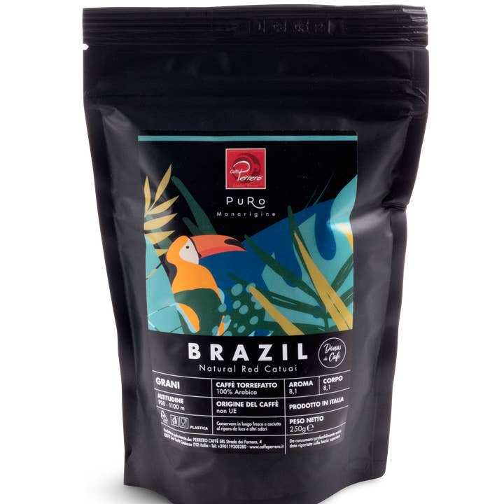 Caffè Perrero - Wholesale Coffee Beans - Perrero Coffee Pure Origin - Brazil Natural Red Catuai 250g