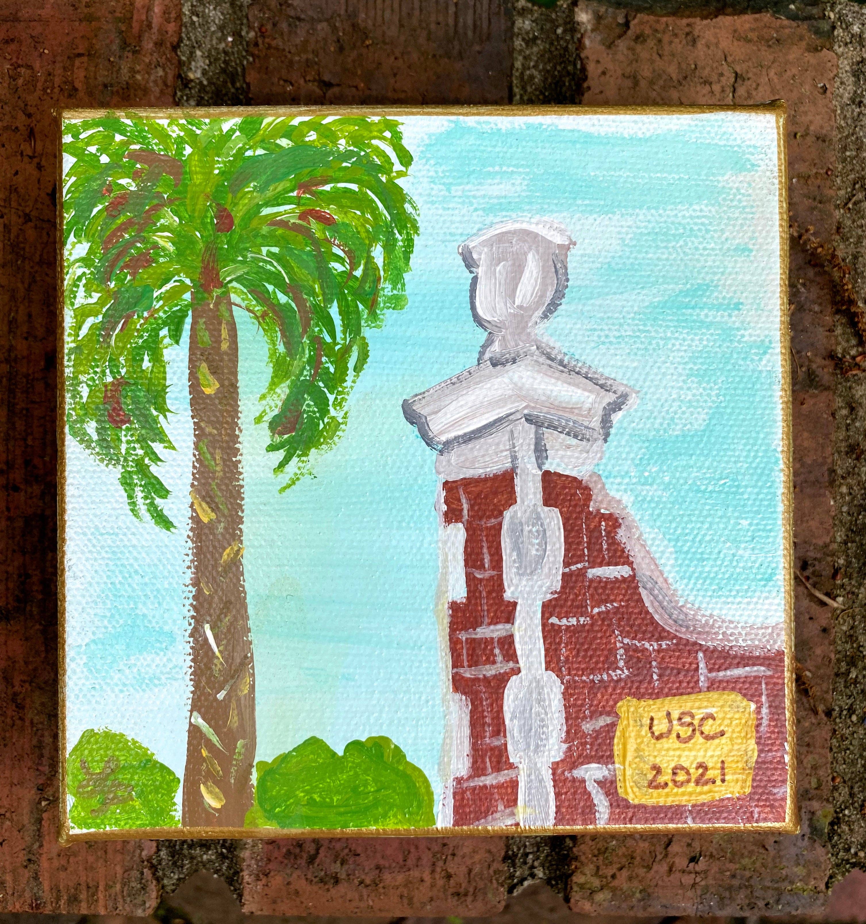 Lemondaisy Design - Wholesale Painting/Drawing - University South Carolina Horseshoe Painting2