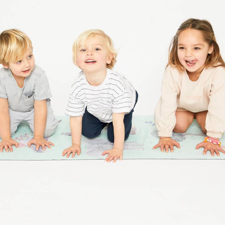 the My Mini Yogi children's yoga mat for wholesale by Milavictoriayoga