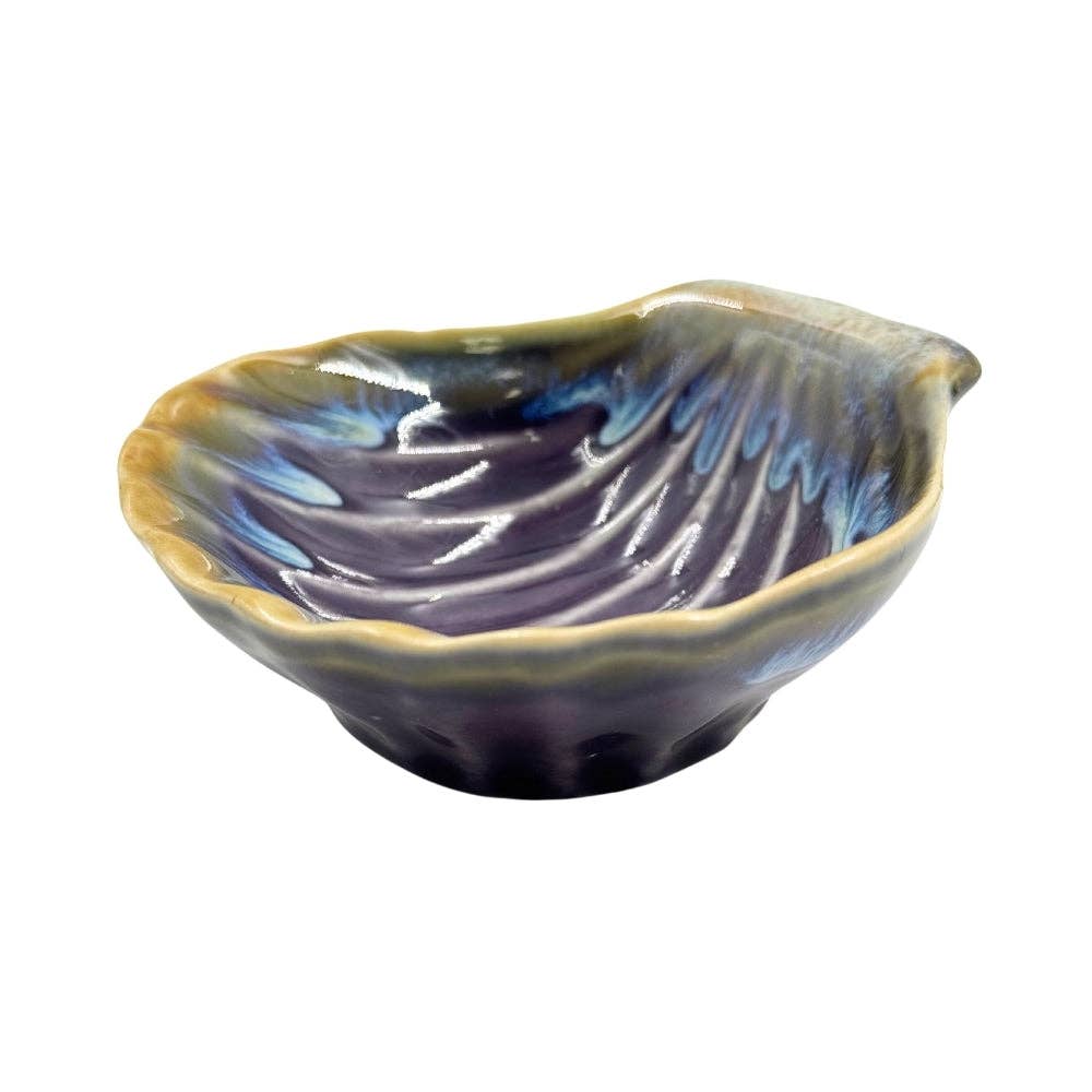 Earths Elements Wholesale - Wholesale Jewelry Dish - Ceramic Clam Shell Trinket Dish - Assorted5