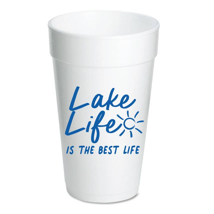 Lake Life Is The Best Life Schaumstoffbecher, Sommer für den Großhandel von Sip Hip Hooray