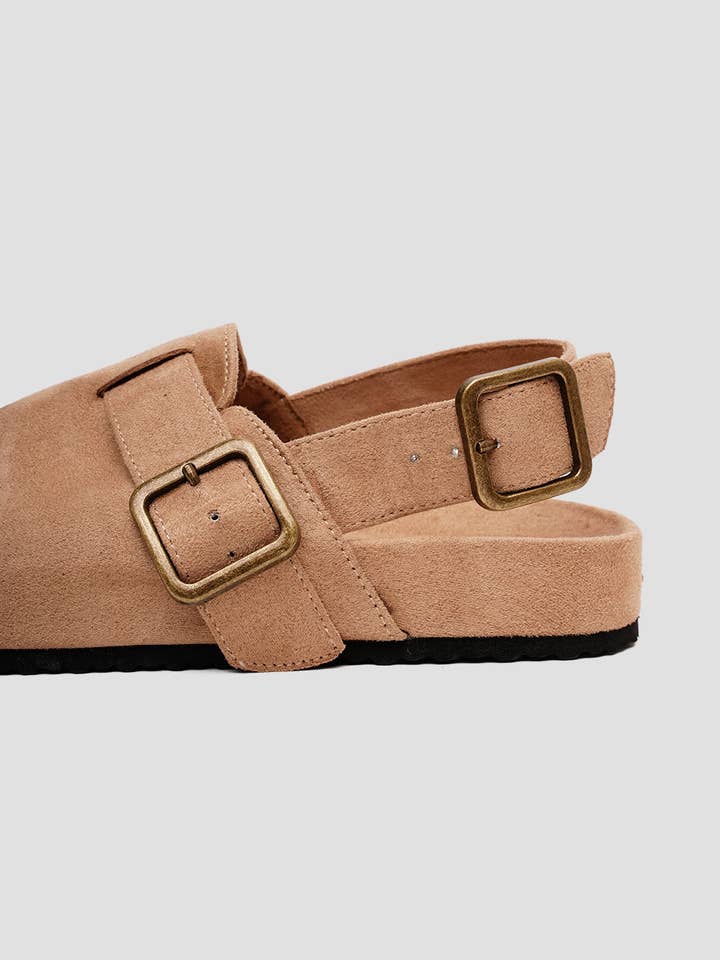Paez - Wholesale Clogs - Women's - CLOG VEGAN SUEDE SAND8